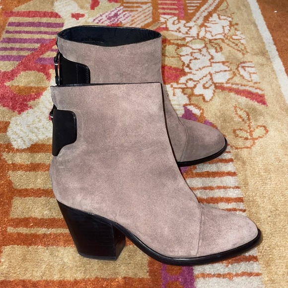 rag & bone Shoes - Rag & Bone Kerr Suede Ankle Heeled Boots SZ 37/US 7 EUC